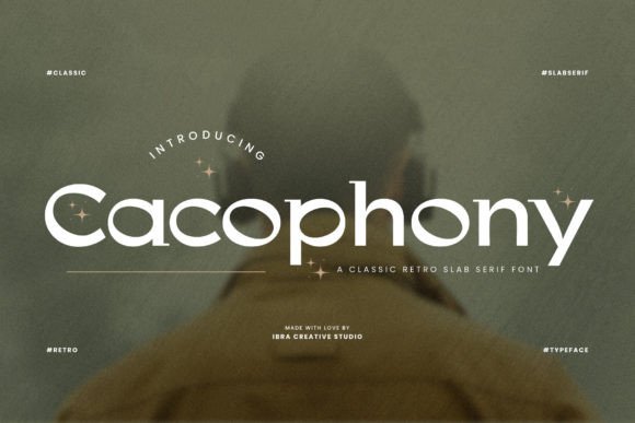 Cacophony: A Bold Serif Font for Impactful Editorial Design