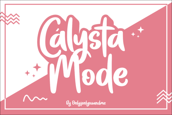 Calysta Mode: A Handwritten Font with Editorial Charm