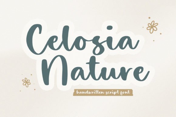 Celosia Nature: A Handwritten Font That Elevates Campaign Typography