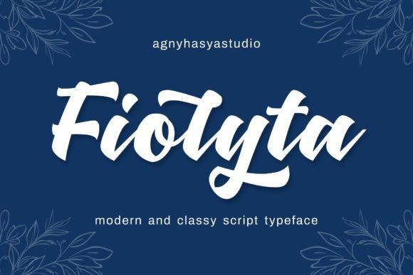 Fiolyta: A Modern Script Typeface That Elevates Brand Identity with Elegance