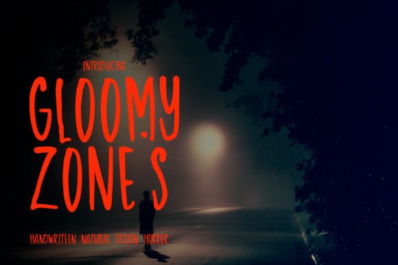 Gloomy Zones: A Sweet Handwritten Font That Elevates Your Campaign Visuals