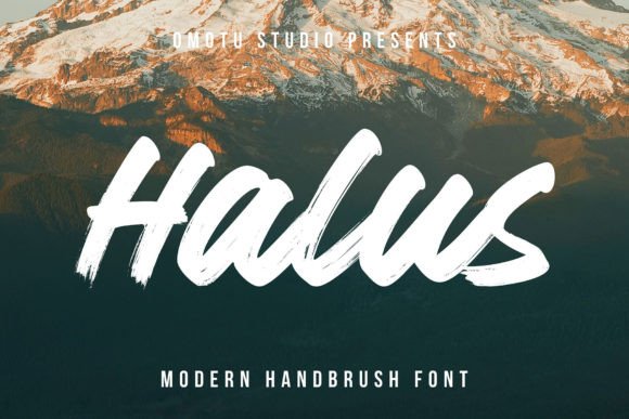 Halus Font: A Handwritten Touch for Crafters and Product Designers