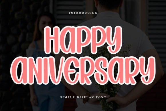 Happy Aniversary Font: Festive Typography for Web Design