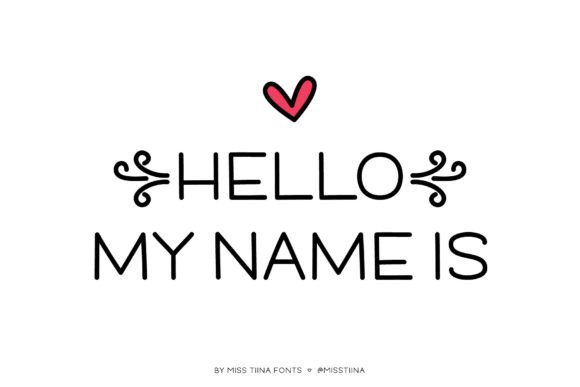 Hello My Name Is: A Charming Script Font for Editorial Design