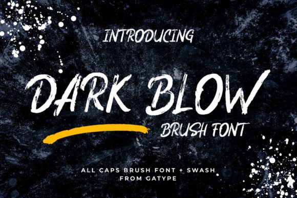 How Dark Blow Font Transformed My Small Business Branding