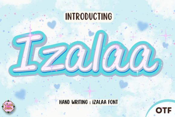 Izalaa: A Festive Hand-Lettered Font for Web Designers and Digital Creators