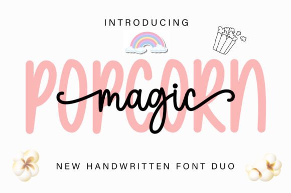 Magic Popcorn: A Stylish Font for Small Business Branding