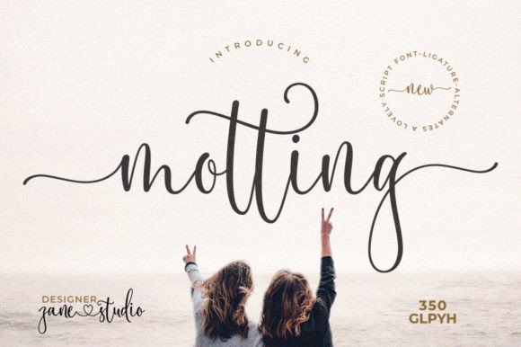 Motting Font: Elevating Campaign Visuals with Sophisticated Typography