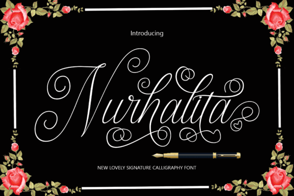 Nurhalita: A Handmade Script Font That Brings Personality to Every Craft