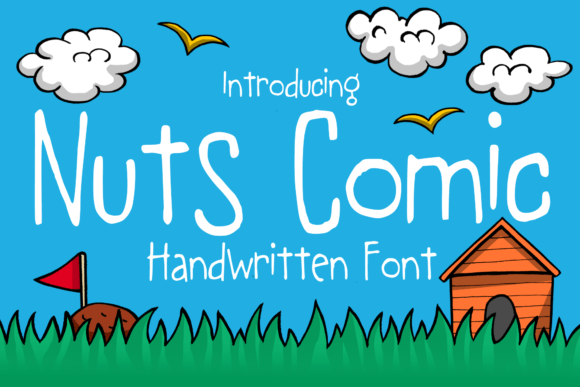 Nuts Comic: A Bold Handwritten Font for Dynamic Campaign Visuals