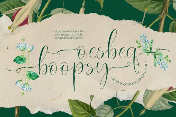Oesbeq Boopsy: A Designer’s Take on This Expressive Script