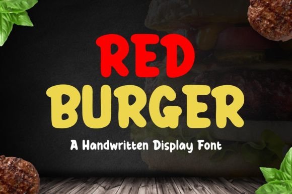 Red Burger: A Handwritten Font That Brings Charm to Every Maker’s Project