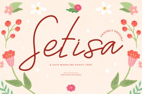 Setisa: A Charming Script Font for Editorial Elegance