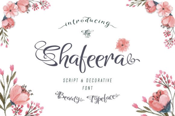 Shafeera Script Font: Elevating Small Business Branding with Elegant Typography