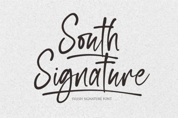 South Signature: A Handwritten Font That Elevates Campaign Typography