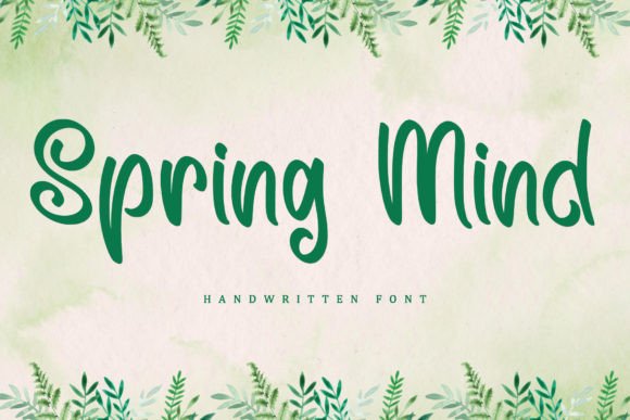 Spring Mind: A Designer’s Review of This Enchanting Handwritten Script Font